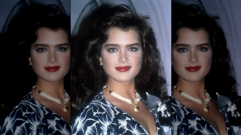 Brooke Shields asiste a una conferencia de prensa para promocionar su nueva película 'Brenda Starr' en 1989 en la ciudad de Nueva York