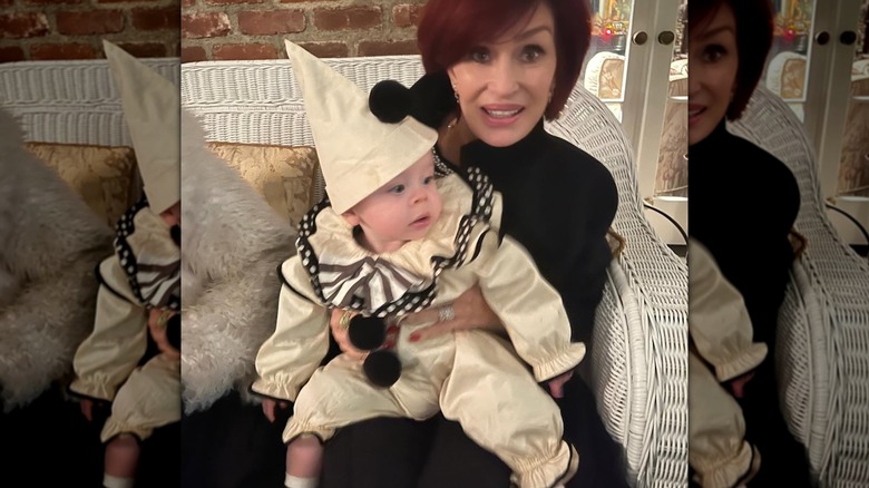 Sharon Osbourne y su nieto Sidney