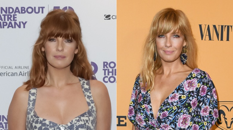 Kelly Reilly con vestidos florales