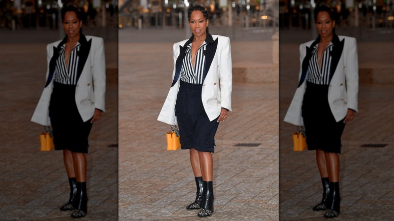 Regina King asiste a la Semana de la Moda de París en 2021.