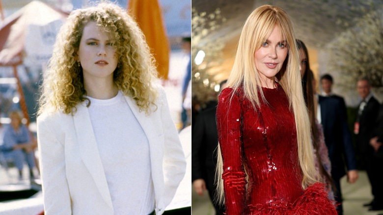 nicole kidman en el set de días de trueno en 1990 y en la gala del Met de 2026