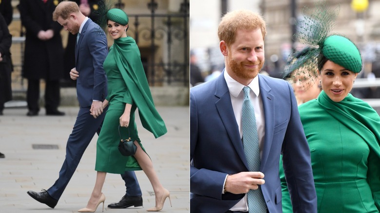Meghan Markle y el príncipe Harry en 2020
