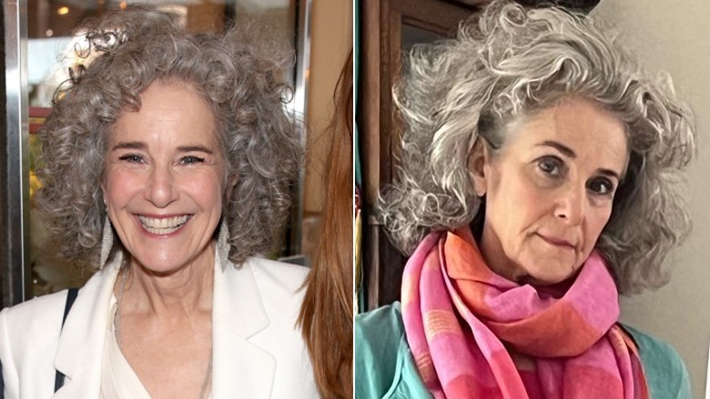 Debra Winger en la proyección de una película y en una publicación de Instagram
