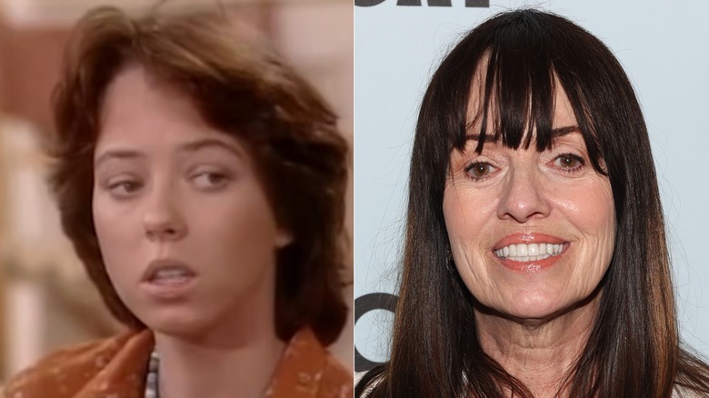 L: Una instantánea de Mackkenzie Phillips como Julie Cooper en One Day at a Time / R: Mackenzie Phillips asiste a la fiesta de inauguración de The Real Love Boat Series con Princess Cruises el 1 de octubre de 2022