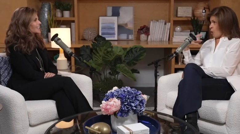 Maria Shriver y Hoda Kotb en el podcast de Hoda Kotb