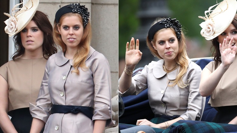La princesa Beatriz en Trooping the Colour en 2015