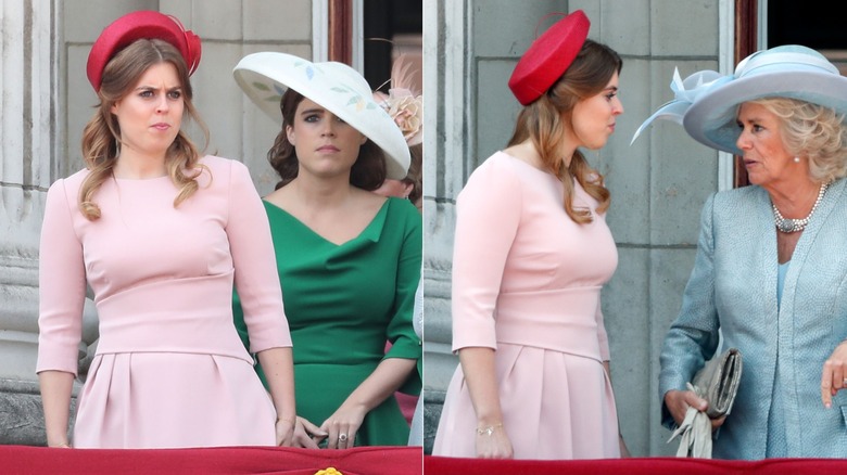 La princesa Beatriz en Trooping the Colour en 2018