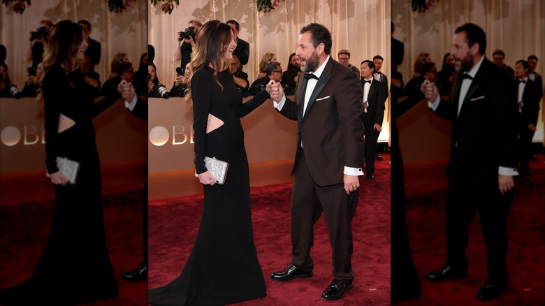 Jackie Sandler toma de la mano a Adam Sandler