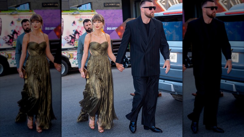Taylor Swift y Travis Kelce en Brooklyn