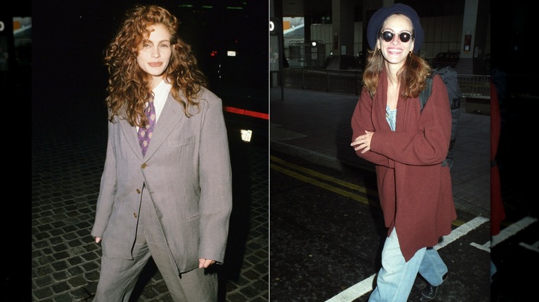 Julia Roberts en 1990 y 1992