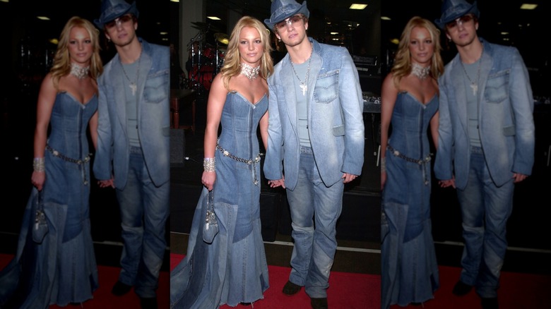 Britney Spears y Justin Timberlake en los AMA de 2001