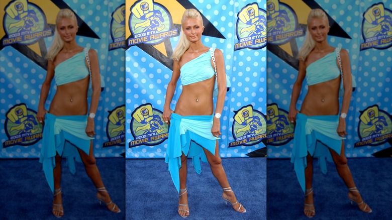 Paris Hilton en los MTV Movie Awards 2003