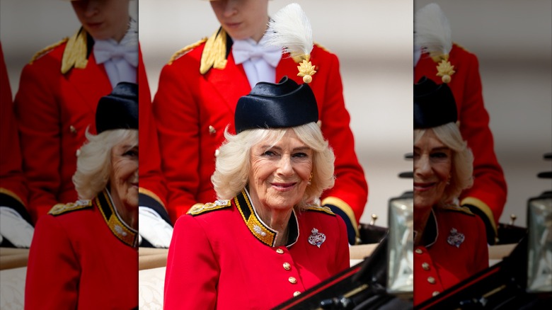 La reina Camilla en Trooping the Color 2026.