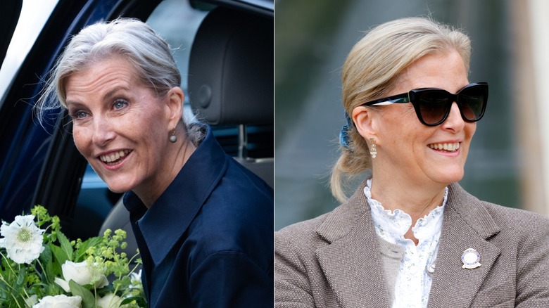 Sophie, duquesa de Edimburgo, con peinados recogidos en mayo de 2026