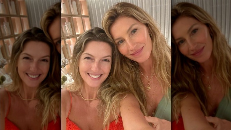 Pati y Gisele Bündchen posan para un selfie