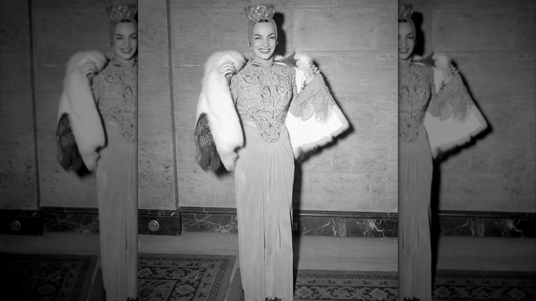 Carmen Miranda en la 13ª edición de los Premios de la Academia en febrero de 1941