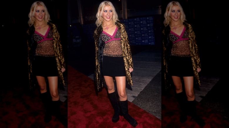 Christina Aguilera en los MTV Video Music Awards en 1999