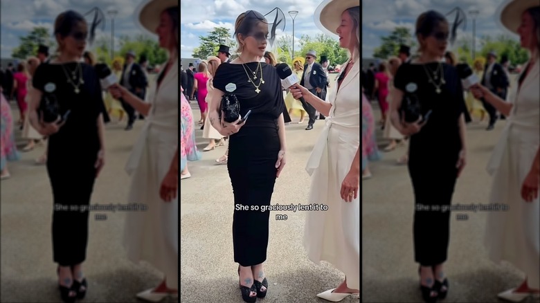 Kelly Osbourne en una entrevista en el Royal Ascot 2026.