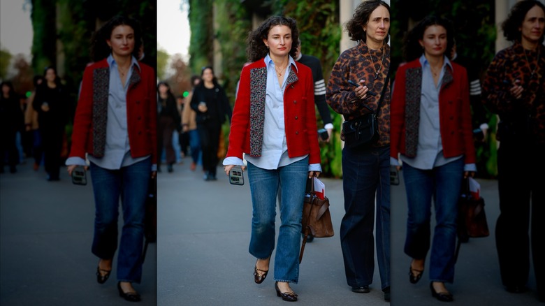 Chloe Malle en las calles de París.