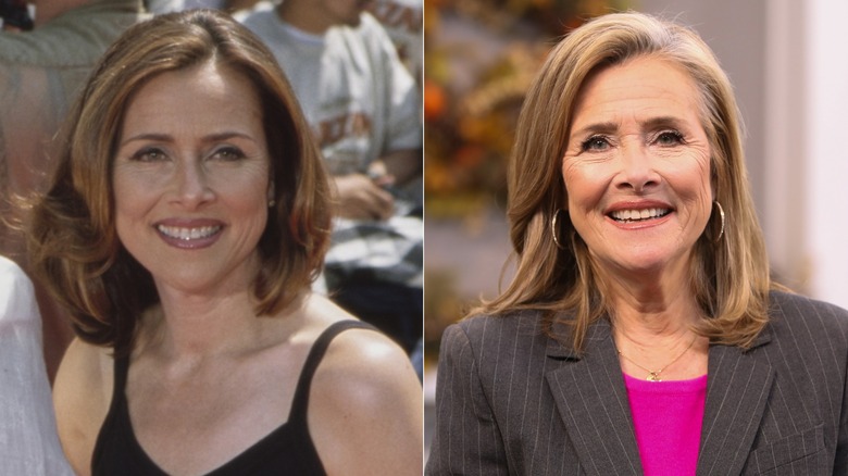Las fotografías una al lado de la otra muestran a Meredith Vieira en 1999 (izquierda) y 2019 (derecha).