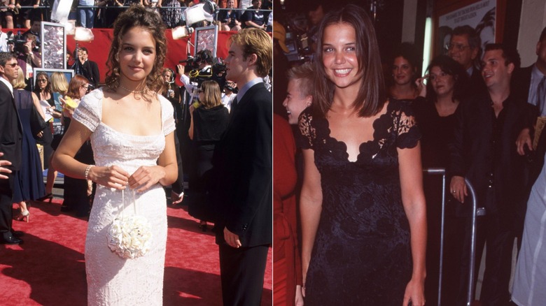 Katie Holmes en la 50ª edición anual de los premios Emmy en septiembre de 1998 / Katie Holmes en el estreno de Los Ángeles 