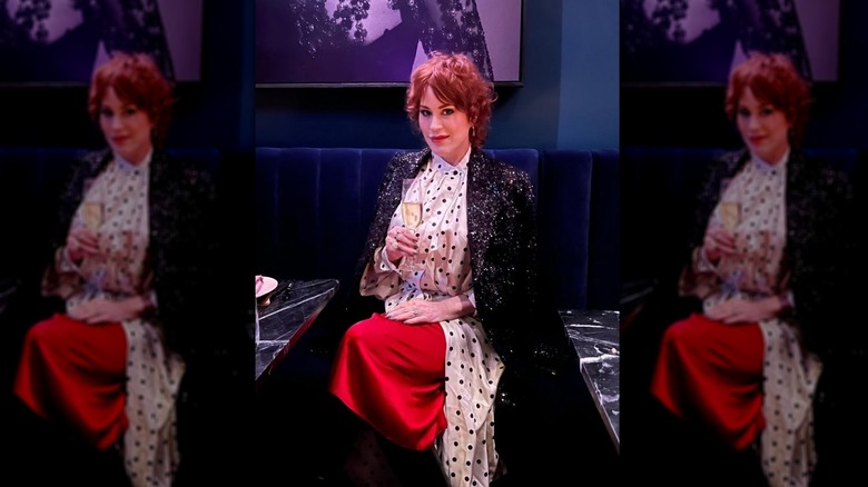 Molly Ringwald salió a cenar en febrero de 2013