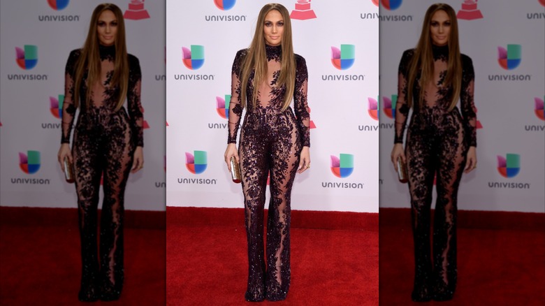 Jennifer López en la 17a entrega anual de los Latin Grammy Awards en Las Vegas en noviembre de 2016