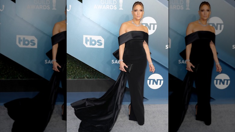 Jennifer Lopez en la 26a edición anual de los Premios SAG en Los Ángeles en enero de 2020