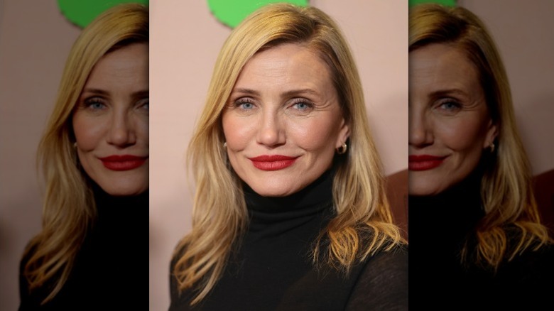 Cameron Diaz en la proyección de su película Outcome