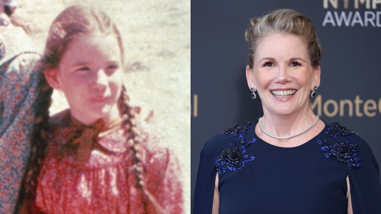 Melissa Gilbert como Laura Ingalls, y en la década de 2020 en una entrega de premios