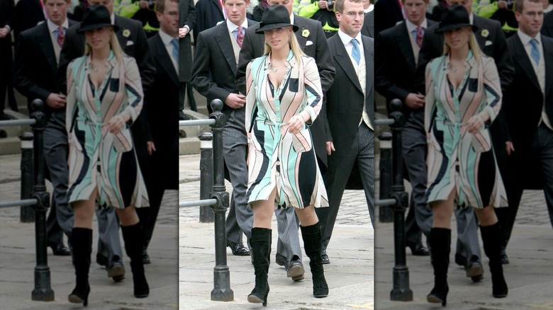 Zara Tindall en la boda del rey Carlos y Camilla Parker Bowles.