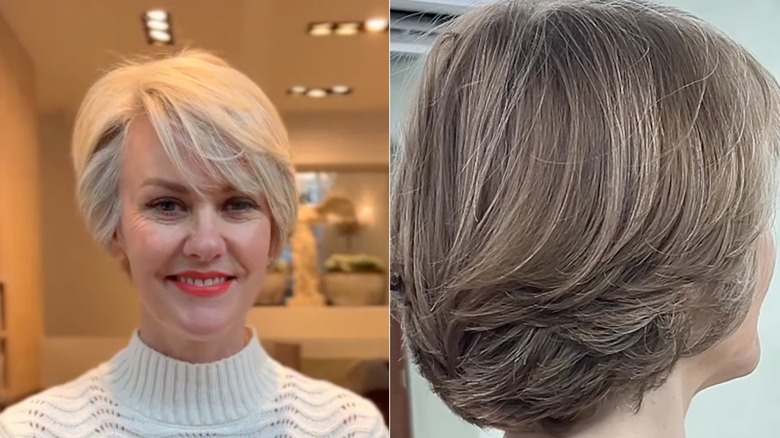 Dos personas con el pelo corto inspirado en la princesa Diana