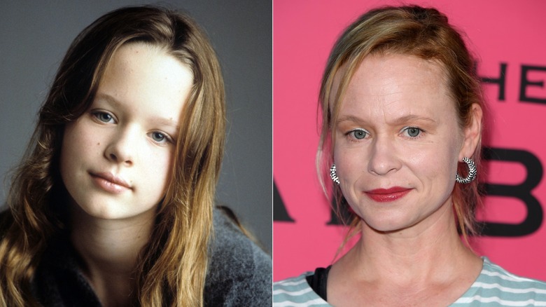 Fotografías una al lado de la otra de Thora Birch de 1996 y 2026