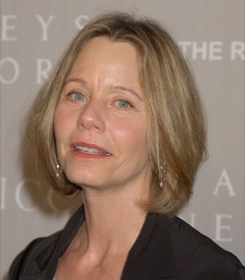 Susan Dey posando para una foto en una cena de gala en Nueva York