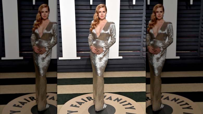 Amy Adams en la fiesta de los Oscar de Vanity Fair 2017.