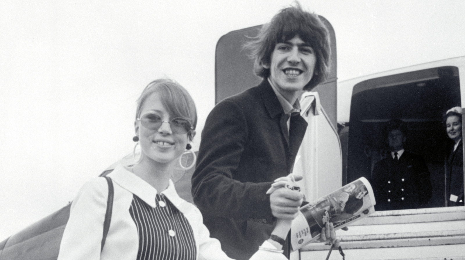 Pattie Boyd mostró su estilo moderno en su luna de miel de 1966 con George Harrison
