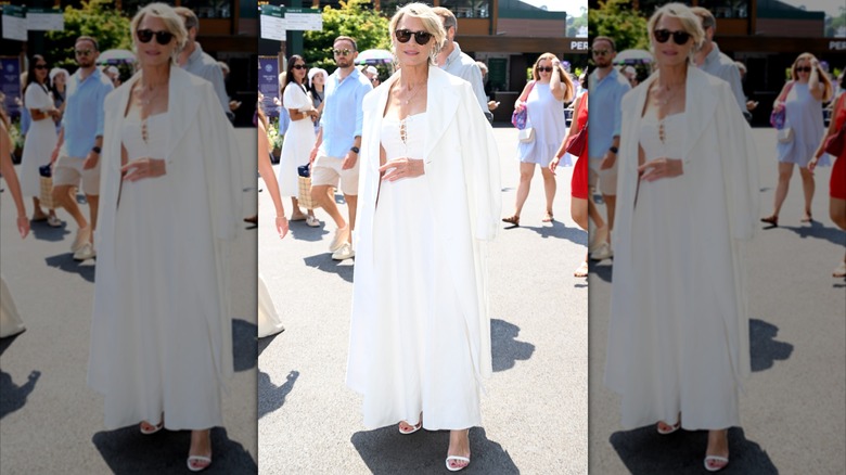 Robin Wright en Wimbledon en 2025