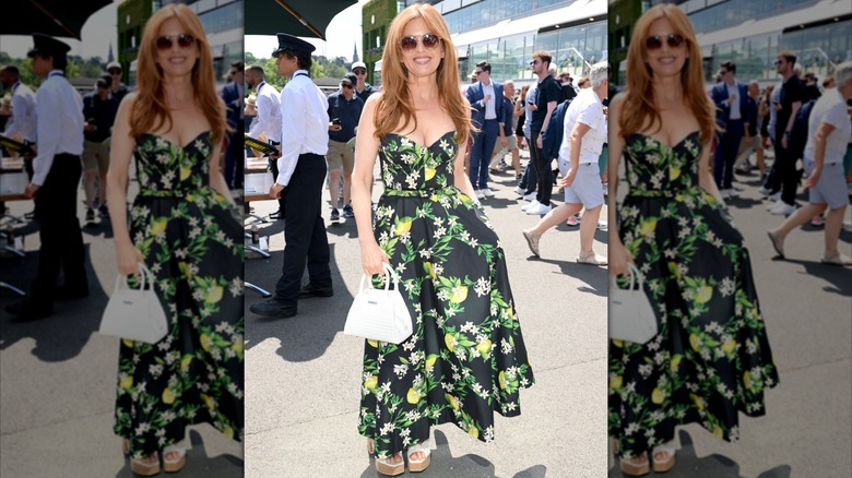 Isla Fisher en Wimbledon en 2025