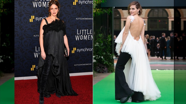 Emma Watson en 2019 y 2021