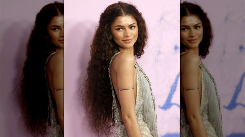 Zendaya en los Green Carpet Fashion Awards 2024 en Hollywood en marzo de 2024
