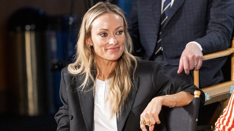 Olivia Wilde en un evento de prensa por su película 