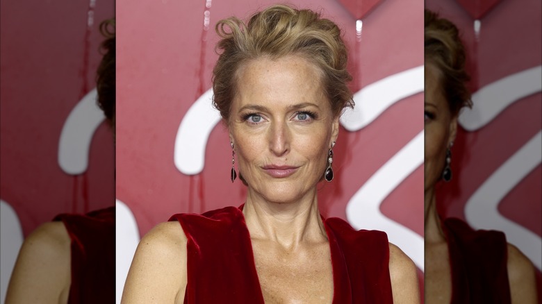 Gillian Anderson en los Fashion Awards de 2023.