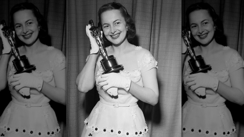 Olivia De Havilland en los Oscar de 1950