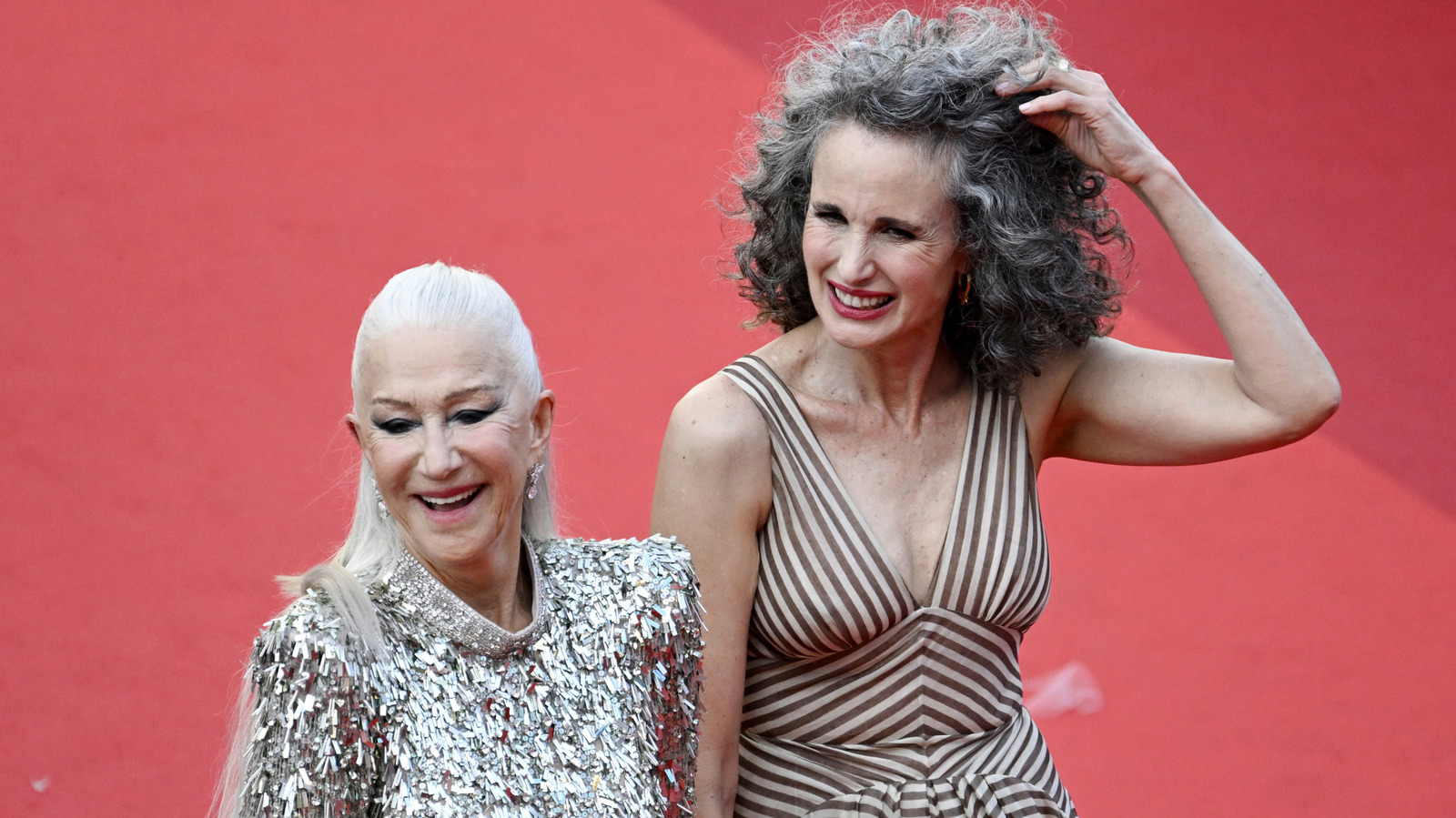 Las celebridades hicieron alarde de sus canas en la alfombra roja y se robaron el show