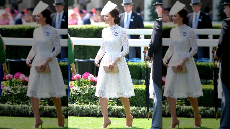Catherine, duquesa de Cambridge en el primer día del Royal Ascot en Ascot, Inglaterra, en junio de 2017