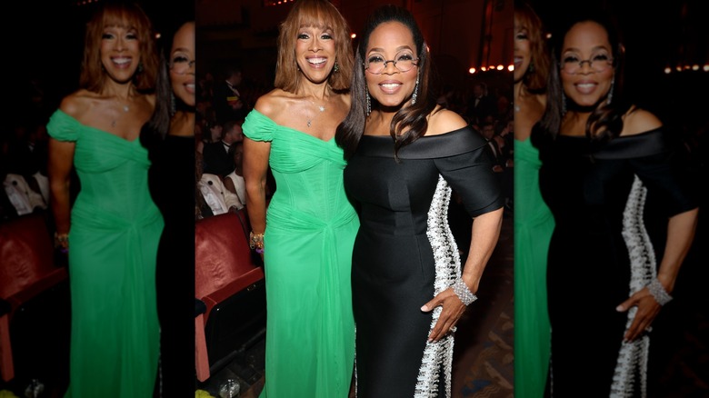 Gayle King y Oprah Winfrey asisten a la 78a edición anual de los premios Tony en el Radio City Music Hall el 8 de junio de 2025 en la ciudad de Nueva York.