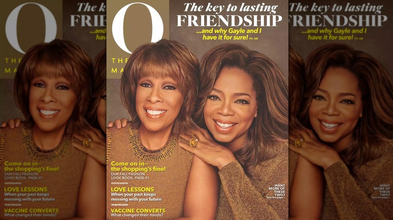 Oprah Winfrey y Gayle King en la portada de O The Magazine