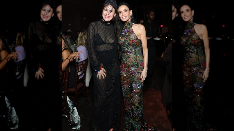Tallulah Willis y Demi Moore en la Gala LACMA Art+Film de Gucci en Los Ángeles en noviembre de 2025