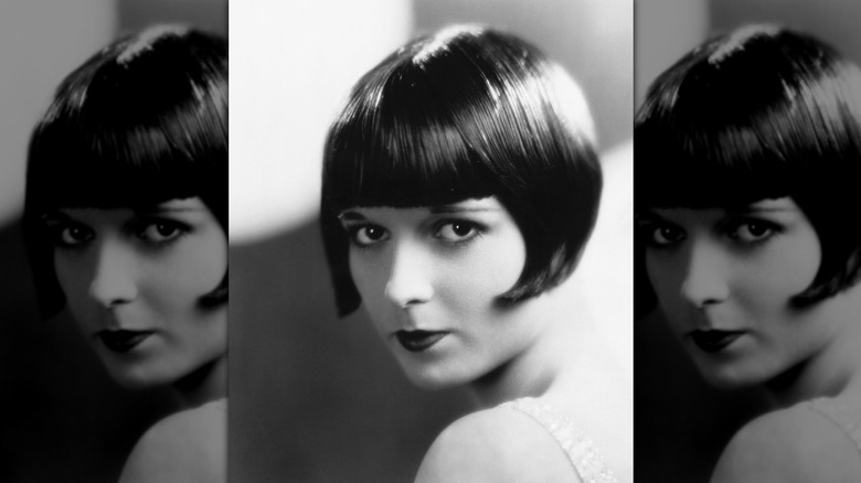 Louise Brooks famosa estrella del cine mudo alrededor de 1920