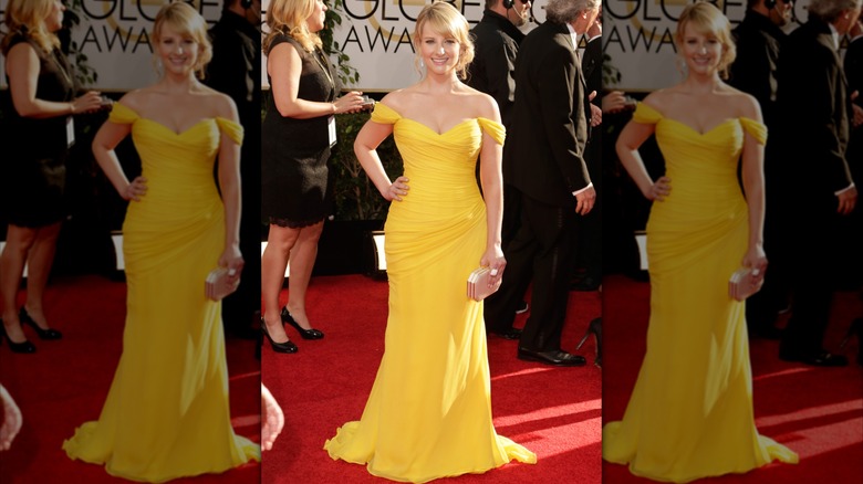 Melissa Rauch en los Globos de Oro 2014